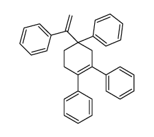 [2,4-diphenyl-4-(1-phenylethenyl)cyclohexen-1-yl]benzene Structure