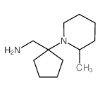 C-[1-(2-Methyl-piperidin-1-yl)-cyclopentyl]-methylamine Structure