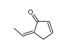 5-ethylidenecyclopent-2-en-1-one结构式