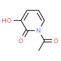 2(1H)-Pyridinone, 1-acetyl-3-hydroxy- (9CI)结构式