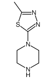 1-(5-methyl-1,3,4-thiadiazol-2-yl)piperazine Structure