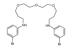 N1,N1'-{3,3'-[2,2'-oxybis(ethane-2,1-diyl)bis(oxy)]bis(propane-3,1-diyl)}bis(3-bromoaniline) Structure