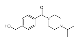 (4-hydroxymethyl-phenyl)-(4-isopropyl-piperazin-1-yl)-methanone结构式