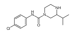 N-(4-chlorophenyl)-3-isopropylpiperazine-1-carboxamide Structure