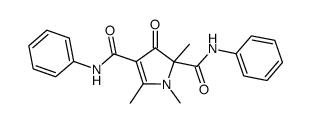 1,2,5-trimethyl-3-oxo-N2,N4-diphenyl-2,3-dihydro-1H-pyrrole-2,4-dicarboxamide Structure