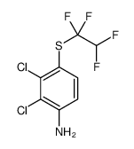 2,3-dichloro-4-(1,1,2,2-tetrafluoroethylsulfanyl)aniline结构式