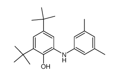 2,4-Di-tert-butyl-6-(3,5-dimethyl-phenylamino)-phenol Structure