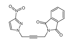 2-[4-(3-nitro-pyrazol-1-yl)-but-2-ynyl]-isoindole-1,3-dione Structure