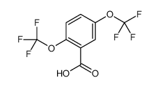 2,5-Bis(trifluoromethoxy)benzoic acid Structure