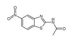 2-acetylamino-5-nitro-1,3-benzothiazole结构式