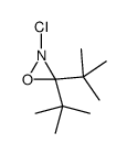3,3-ditert-butyl-2-chlorooxaziridine结构式