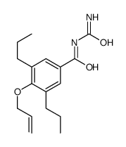 N-carbamoyl-4-prop-2-enoxy-3,5-dipropylbenzamide结构式