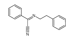 (Z)-N-phenethylbenzimidoyl cyanide Structure