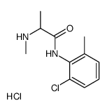 N-(2-chloro-6-methylphenyl)-2-(methylamino)propanamide,hydrochloride Structure