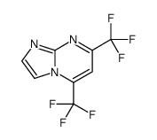 5,7-bis(trifluoromethyl)imidazo[1,2-a]pyrimidine结构式