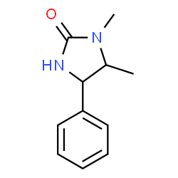 1,5-DIMETHYL-4-PHENYLTETRAHYDRO-2H-IMIDAZOL-2-ONE结构式