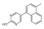 5-(4-methylnaphthalen-1-yl)-1H-pyrimidin-2-one结构式