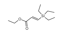 (E)-1-carbethoxy-2-(triethylsilyl)ethylene结构式