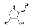 (2S,3S,4R)-2-(hydroxymethyl)pyrrolidine-3,4-diol Structure
