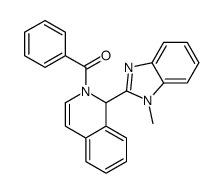 [1-(1-methylbenzimidazol-2-yl)-1H-isoquinolin-2-yl]-phenylmethanone Structure