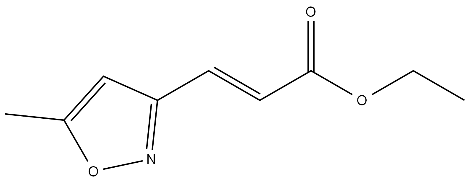 3-[5-METHYLISOXAZOL-3-YL]ACRYLIC ACID ETHYL ESTER Structure