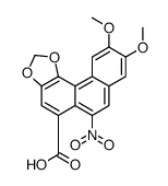 9,10-dimethoxy-6-nitronaphtho[2,1-g][1,3]benzodioxole-5-carboxylic acid结构式