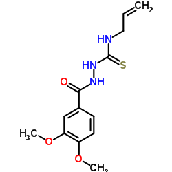 N-Allyl-2-(3,4-dimethoxybenzoyl)hydrazinecarbothioamide Structure