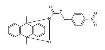 9,10-dihydro-9,10-dimethyl-N-(4-nitrobenzyl)-9,10-(epoxyimino)anthracene-11-carboxamide Structure