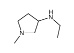 3-Pyrrolidinamine, N-ethyl-1-Methyl- Structure