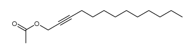 tridec-2-yn-1-yl acetate Structure