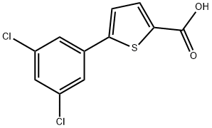 5-(3,5-Dichlorophenyl)thiophene-2-carboxylic Acid结构式