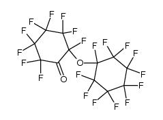 2,2,3,3,4,4,5,5,6-nonafluoro-6-((perfluorocyclohexyl)oxy)cyclohexanone Structure