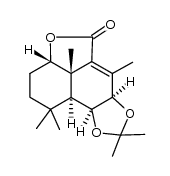 (3aβ,,6aα,9aα,9bβ,9cβ)-1,2,3,3a,6a,9a,9b,9c-Octahydro-1,1,6,8,8,9c-hexamethyl-5H-furo[4',3',2':4,5]naphtho[1,2-d][1,3]dioxol-5-one Structure