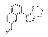 4-(2,3-二氢噻吩并[3,4-b][1,4]二噁英-5-基)喹啉-6-甲醛结构式