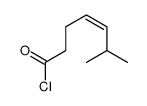 (E)-6-methylhept-4-enoyl chloride Structure