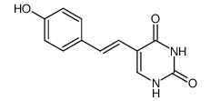 (E)-5-(4'-hydroxystyryl)uracil Structure