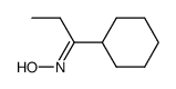 1-Cyclohexyl-1-propanone oxime结构式