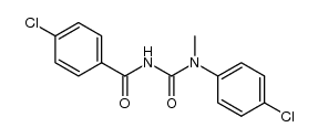 4-chloro-N-((4-chlorophenyl)(methyl)carbamoyl)benzamide Structure