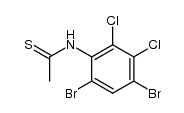4,6-Dibromo-2,3-dichlorothioacetanilide结构式