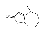 (4S,8aS)-4-methyl-4,5,6,7,8,8a-hexahydro-1H-azulen-2-one结构式