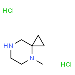 4-methyl-4,7-diazaspiro[2.5]octane dihydrochloride Structure