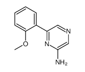 6-(2-methoxyphenyl)pyrazin-2-amine结构式