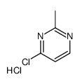 4-chloro-2-methylpyrimidine,hydrochloride结构式