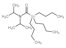 (N,N-DIISOPROPYLCARBAMOYL)TRIBUTYLTIN Structure