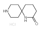 1,9-二氮杂螺[5·5]十一烷-2-酮盐酸盐结构式