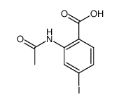 2-acetylamino-4-iodo-benzoic acid Structure