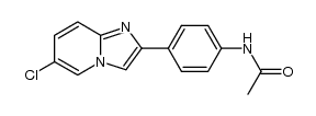 N-(4-(6-chloroimidazo[1,2-a]pyridin-2-yl)phenyl)acetamide Structure
