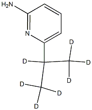 2-Amino-6-(iso-propyl-d7)-pyridine结构式