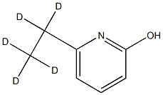 2-Hydroxy-6-(ethyl-d5)-pyridine结构式
