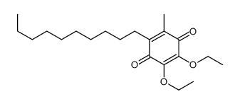 6-decyl-2,3-diethoxy-5-methyl-1,4-benzoquinone Structure